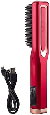 MXJCC saç düzleştirici fırçası, elektrikli düzleştirici fırçası İyonik Sıcak düzleştirici Düzleştirici Fırçaları Kadınlar için Kalın