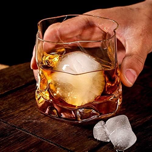 Çift Eski Moda viski bardağı, 10 Oz Ağır Taban Kayalar Barware Gözlük, Bourbon Ve Kokteyl İçecekler, 2 Adet Likör Sürahi