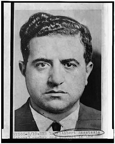 Tarihsel Bulgular Fotoğraf: Albert Anastasia, Umberto Anastasio, 1951, Cosa Nostra Gangster, Cinayet, Inc.