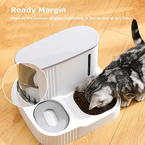 CAOJH Pet kedi maması kasesi 3L Köpek Otomatik Besleyici Kuru Gıda Depolama Kedi içme suyu kasesi Güvenlik Malzemesi Pet Malzemeleri
