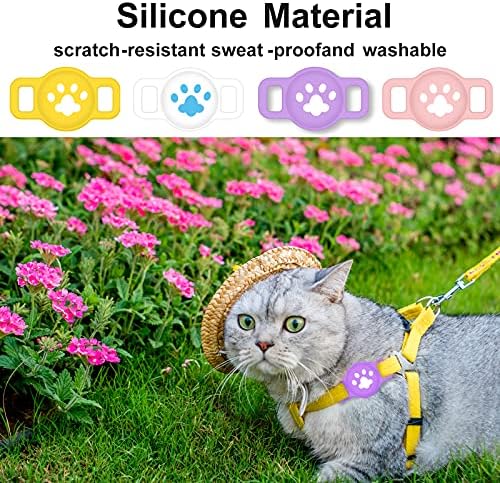 Apple Airtag için 2 adet Hava Etiketi Köpek Yaka Tutucu Evcil Köpekler Kediler için silikon Kılıf Kapak Aksesuarı Küçük Evcil Hayvanlar