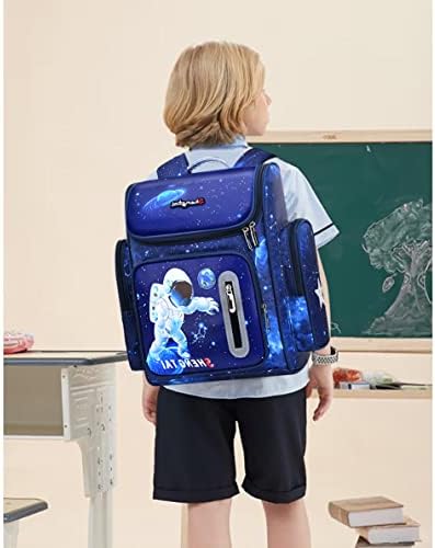 Astronot okul erkekler için sırt çantası Büyük Kapasiteli Su Geçirmez Hafif Okul Çantası Sırt Çantası Çocuklar için İlköğretim Okulu