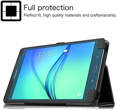 Fintie Folio samsung kılıfı Galaxy Tab A 8.0 (Önceki Model 2015), Slim Fit Premium Vegan deri kılıf Uyumlu Galaxy Tab A 8.0 SM-T350