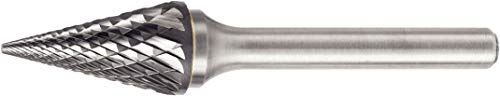 WİDİA Metal Removal Bur M41498 SM-M, Ana Kesim Kenarı, Sivri Koni, 3 mm Kesme Çapı, Karbür, Sağ El Kesimi, 3 mm Sap Çapı