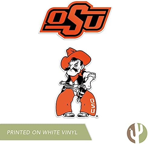 Oklahoma Eyalet Üniversitesi OSU Cowboys Sticker Vinil Çıkartması Dizüstü Su Şişesi Araba Karalama Defteri (4 İnç Set V1)