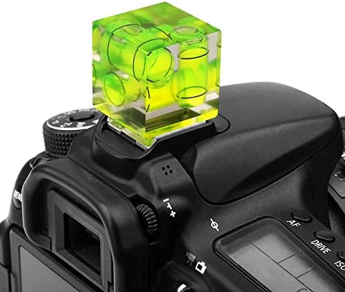 Kamera Sıcak Ayakkabı Seviyesi, Chromlives 3 Eksen Ruh Bubble Level Standart Ayakkabı Seviye Dağı DSLR Film Kamera Canon Nikon Olympus
