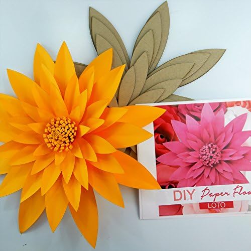 Kağıt Çiçek Şablon Seti Desen DIY kendi çiçek fon fotoğraf kabini çiçek dekorasyonu Kart Stoğu LOTO