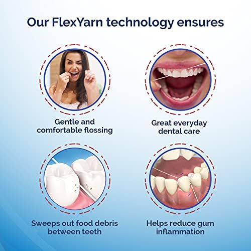 Optimum Diş İpi için ProxySoft 3'ü 1 arada Diş İpi-5 Paket Diş Telleri, dar Alanlar, Köprüler, implantlar için Önceden Kesilmiş Orto