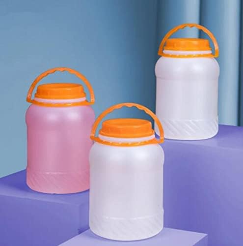 WellieSTR 1 ADET 4 Litre Gıda Sınıfı HDPE Plastik Kova İç Kapaklı Ev Saklama Kabı Gıda Sıvı Losyon Sızdırmaz Kova