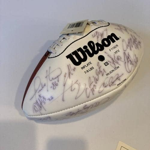 2003 Baltimore Ravens Takımı Wilson NFL Futbol JSA COA 4'ü İmzaladı - İmzalı Futbol Topları