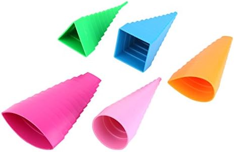 5 adet Karışık Renk 5 Şekiller Kağıt Quilling Şekiller Sınır Buddy DIY Quilled Oluşturma Kağıt İşçiliği Aracı Kuleleri Quilling Araçları