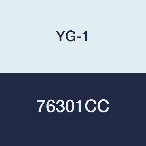 YG-1 76301CC HSSCo8 Kaba İşleme Frezesi, Çok Flüt, Normal Uzunluk, İnce Adım, Merkez Kesme, TiCN Kaplama, 2-1/2 Uzunluk, 5/16