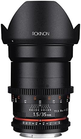 Rokinon Cine DS DS35M-C 35mm T1. 5 SANKİ UMC Tam Çerçeve Cine Geniş Açı canon lensi EF