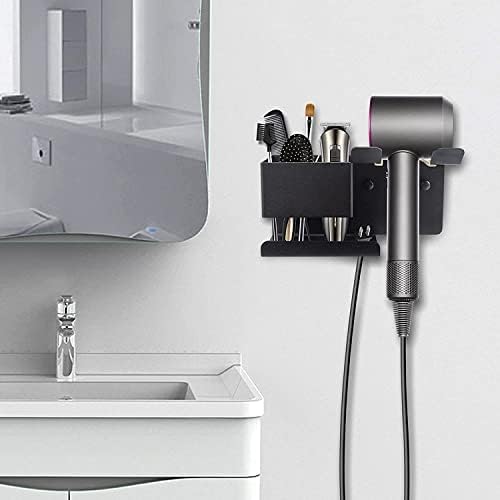 Hosoncovy Metal Saç Kurutma Makinesi Duvara Montaj Tutucu Saç Kurutma Makinesi Duvar Askısı Tuvalet Malzemeleri Duvar Depolama Dyson