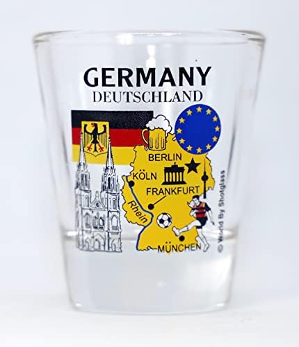 Almanya AB Serisi Simgesel Yapılar ve Simgeler Shot Glass