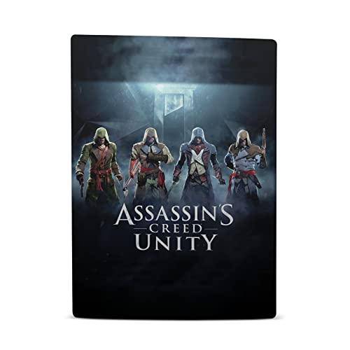 Kafa Kılıfı Tasarımları Resmi Lisanslı Assassin's Creed Grubu Birlik Anahtar Sanatı Mat Vinil Ön Kapak Sticker Oyun Cilt Çıkartma Kapağı