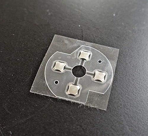 2 ADET Yedek D-Pad Düğmesi ABXY Anahtar İletken şerit etiket Metal Yama Kubbe Düğmesi D Pedleri Metal Kubbe Snap Xbox One / Xbox One