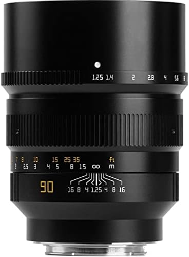 Sony E için TTARTİSAN 90mm f/1.25 Lens, Siyah