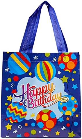 Fil paketi Orta Geri Dönüşüm hediye keseleri, dokunmamış saplı çanta Erkek Çocuklar için Çocuk Doğum Günü Partisi Favor 8. 7x9 İnç