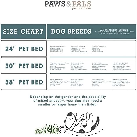 Evcil Hayvanlar ve Kediler için Paws & Pals köpek yatağı - Bulanık Köpük Deluxe Premium Yatak Kucaklayıcı Şezlong Ev ve Sandık için