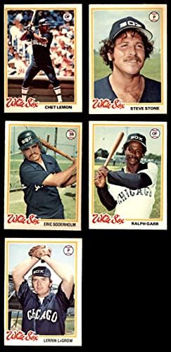 1978 O-Pee-Chee Chicago White Sox Takım Setine Yakın Chicago White Sox (Set) ESKİ + Beyaz Sox
