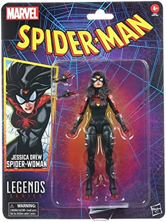 Marvel Legends Serisi Jessica Drew Örümcek Kadın, Örümcek Adam Legends Koleksiyon 6 İnç Aksiyon Figürleri, 2 Aksesuarları