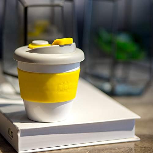 MOCHİC KUPASI Kapaklı Yeniden Kullanılabilir Kahve Fincanı Kaymaz Kılıflı Taşınabilir Seyahat Kupası BPA İçermez Bulaşık Makinesi ve
