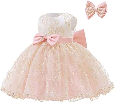 0-6T bebek kız dantel Pageant elbise Toddler Tutu elbise çiçek gelinlik