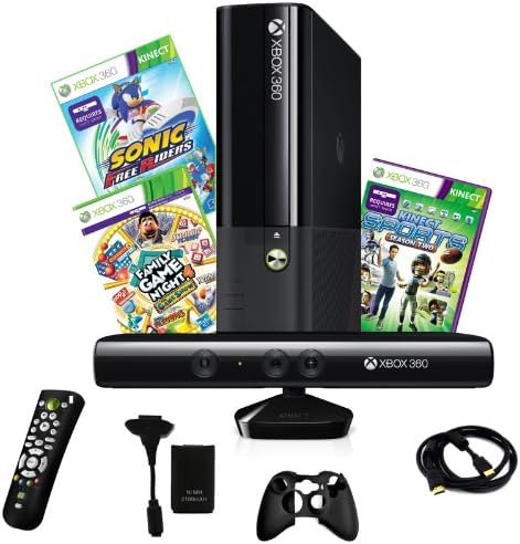 2 Oyun ve 4'ü 1 arada Aksesuar Seti Paketi ile Xbox 4GB Kinect Konsolu