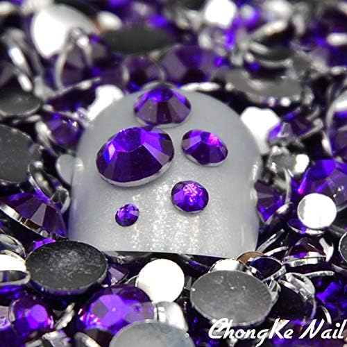 Hisenlee-Diamantes de imitación acrílicos 3D para decoración de uñas, 36 Colores diferentes, 30g, 3000 unids/paquete, Varios tamaños