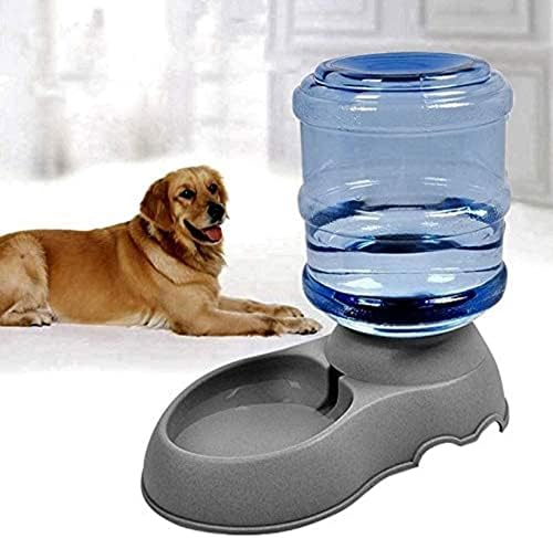 Pet 2 Paket Pet Su Besleyici Dağıtıcı Otomatik Pet Waterer Köpek Kedi Su Gıda Combo Pet su sebili İstasyonu Otomatik Yerçekimi Su içme