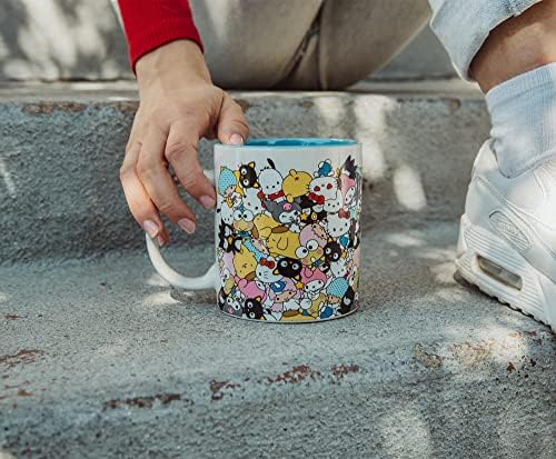 Sanrio Hello Kitty Ve Arkadaşları Seramik Kupa | BPA İçermeyen Kahve Fincanı Espresso, Çay / 20 Ons Tutar