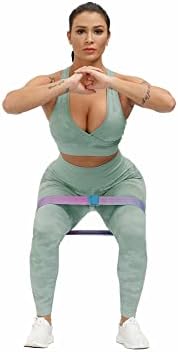 SweatyShark Kadınlar Egzersiz Seti Aktif 2 Parça Kıyafet Dikişsiz Yoga Tayt Yastıklı Streç Spor Sutyeni Üst