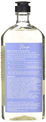 Banyo ve Vücut İşleri Aromaterapi Uyku Lavanta Vanilya Vücut Yıkama Köpük Banyosu şişe başına 10 Ons-2 Paket