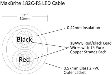 200 fit. 18AWG Alçak Gerilim LED Kablo 2 İletken Beyaz Kılıf Duvar İçi Hoparlör Kablosu UL Listelenen Sınıf 2