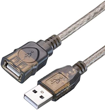 USB Uzatma Kablosu 50 ft,Nanxudyj USB 2.0 Aktif Uzatma Kablosu A Erkek A Dişi Yazıcı için Uzun USB Yüksek Hızlı Uzatma Kablosu, Oculus