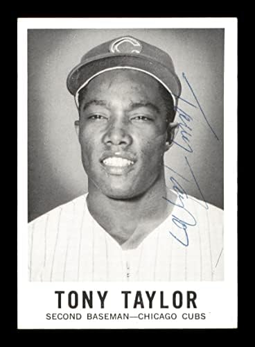 Tony Taylor İmzalı 1960 Yaprak Kartı 44 Chicago Cubs SKU 198792 - MLB İmzalı Beyzbol Kartları
