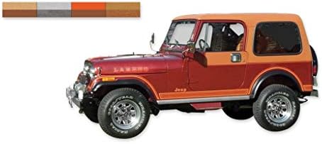 Phoenıx Graphıx için Yedek 1980 1981 1982 1983 1984 Jeep Laredo CJ5 CJ7 Çıkartmaları ve Çizgili Kiti-Gümüş