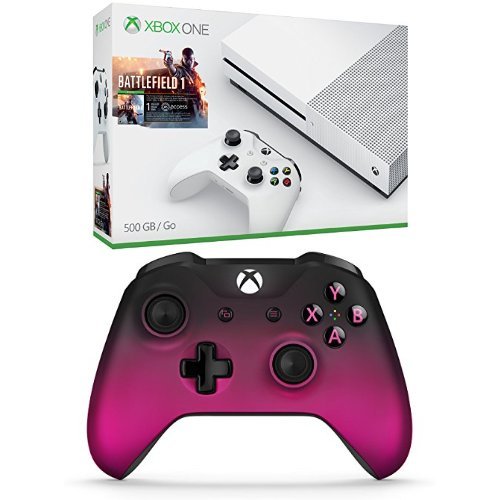 Xbox One S 500GB Konsol-Battlefield 1 + Ekstra Denetleyici Paketi