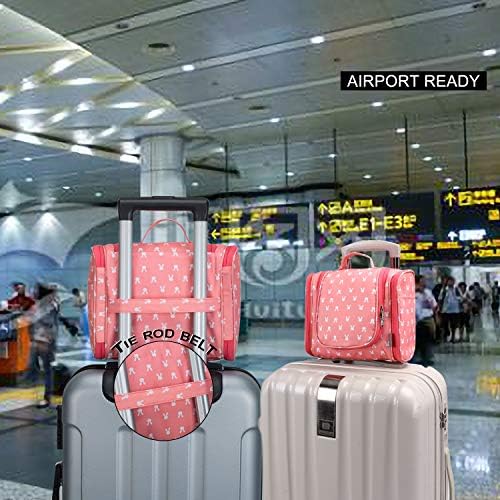 WindTook Asılı makyaj çantası Taşınabilir Seyahat Makyaj Seti kadınlar için Kozmetik Makyaj Çantası Seyahat Organizatör Şampuan, Tuvalet