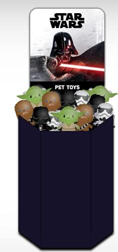Evcil Köpek Oyuncakları için yıldız savaşları / 48 Adet Düz Çöp Kutusu Peluş Köpek Oyuncakları Ön Paket Çeşitleri / Yoda, Chewbacca,