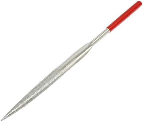X-DREE 50mm Buzlanma Uzunluğu Yedek Metal Yarım Yuvarlak Dosyalar Kırmızı Gümüş Ton(50mm Buzlanma Uzunluğu Yedek Metal Yarım Yuvarlak