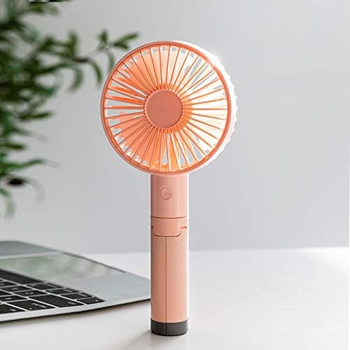 AMABEAfs Mini Fan USB Tripod Fan, Şarj Edilebilir Taşınabilir el fanı, Masaüstü Ultra Sessiz Ofis Açık Ev Fan (Renk: Beyaz)