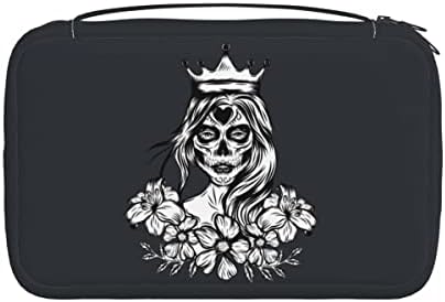 Kafatası Asılı Seyahat makyaj kutusu Çantası-Kafatası makyaj çantası Asılı Kancalı Seyahat Çantası, Seyahat, Tatil, Kamp için Mükemmel