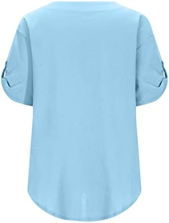 Koşu tişörtü Kadın Yaz Bayan Kısa Kollu V Boyun Çiçek Baskılı pamuklu bluz T Shirt Casual Gömlek Tee Bluz