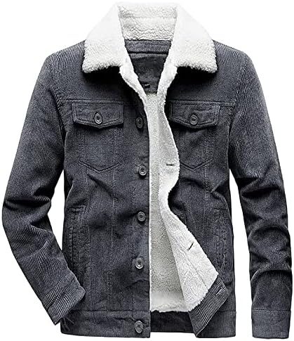 Erkekler için ceketler erkek sonbahar ve kış rahat moda düz renk ceket Kadife ceketler Tops
