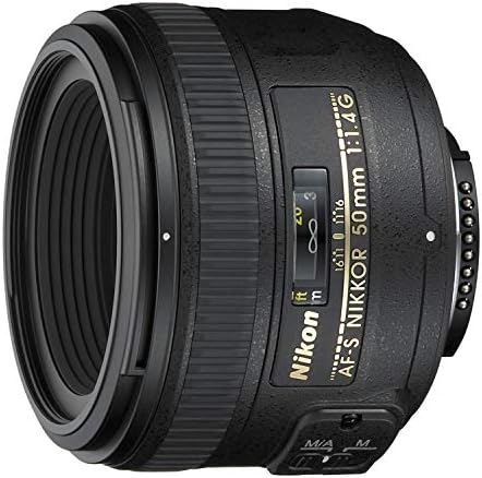 Nikon AF-S FX NIKKOR 50mm f / 1.4 G Lens Nikon DSLR Kameralar için Otomatik Odaklama ile