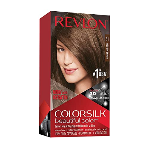 Revlon ColorSilk Güzel Renk 41 Orta Kahverengi 1 adet (4'lü Paket)