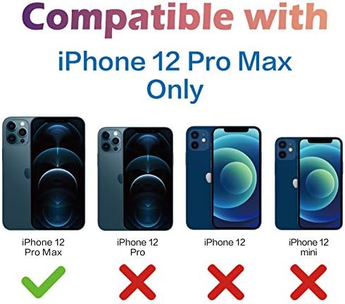 CloudValley Kare Kılıf iPhone 12 Pro Max 6.7 inç, Kare Kılıflar TPU Takviyeli Kenarlar ve Köşeler, Yumuşak Kauçuk Jel Slim Fit Saydam