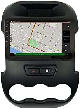 Android 10 Autoradio Araba Navigasyon Stereo Multimedya Oynatıcı GPS Radyo 2.5 D Dokunmatik Ekran Ford Ranger 2011- için Dört Çekirdekli